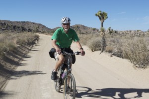John riding The Queen Valley Rode