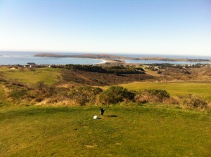 The view on the front nine of Bodega Links.