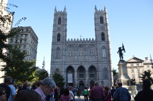 Basilica Notre Dame Montreal - Best picture I could get with so many people around. 