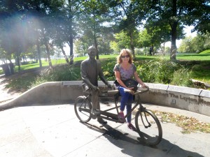 Fun interactive sculptures were found throughout the City
