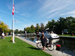 Biking along the canal