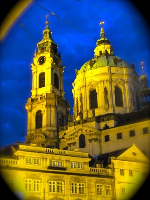 Prague in evening 